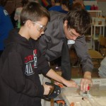 Conestoga 5th graders on building Jamestown Lanterns
