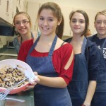 students making cookies