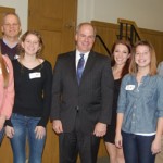 Students with Tomalis